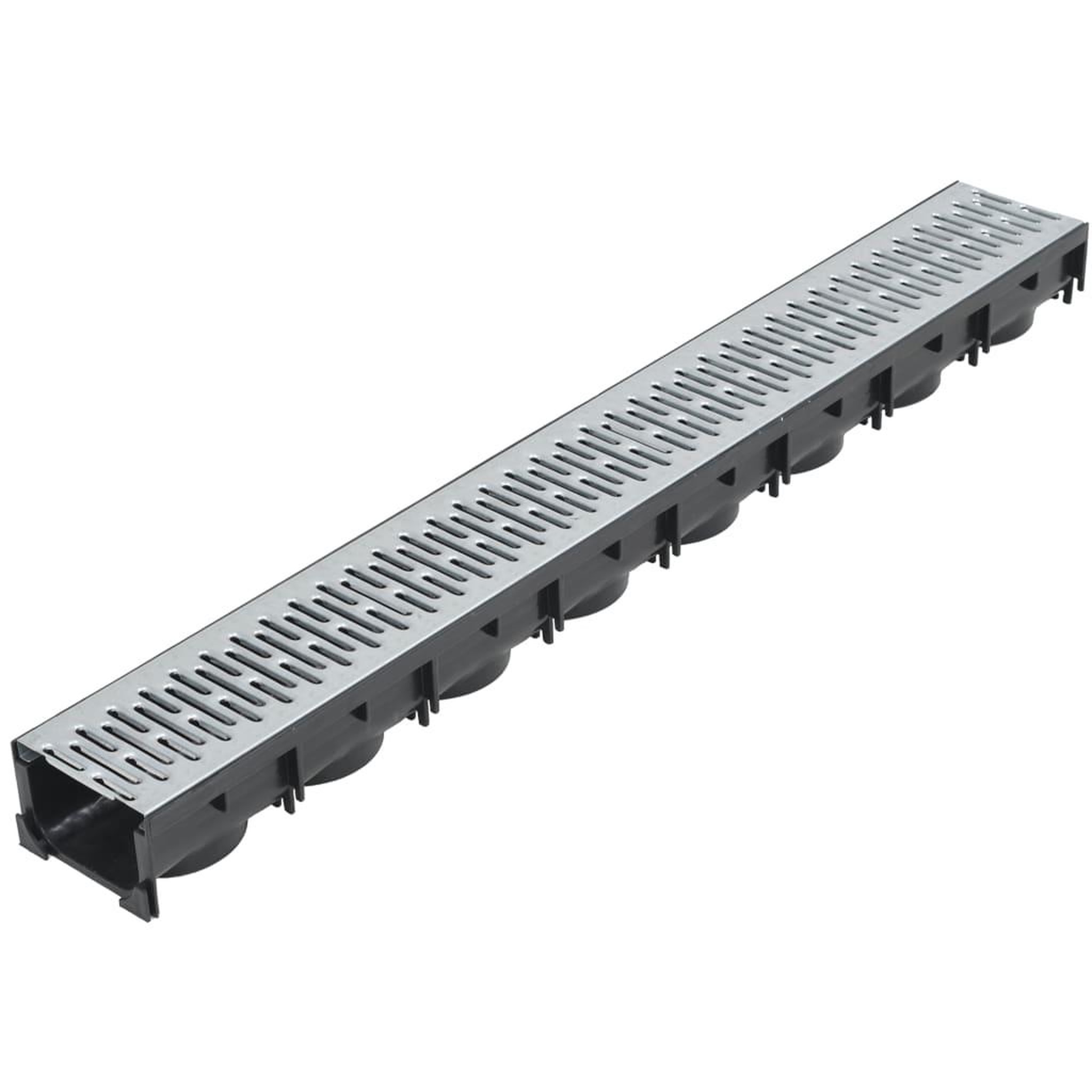 Voir la diapositive 2 : VIDAXL Caniveaux de drainage 6 pcs Acier galvanise 6 m