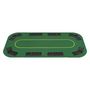 Voir la diapositive 3 : VIDAXL Dessus de table de poker 8 joueurs 4 plis rectangulaire Vert
