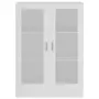 VIDAXL Armoire a vitrine Blanc 82,5x30,5x115 cm Agglomere
