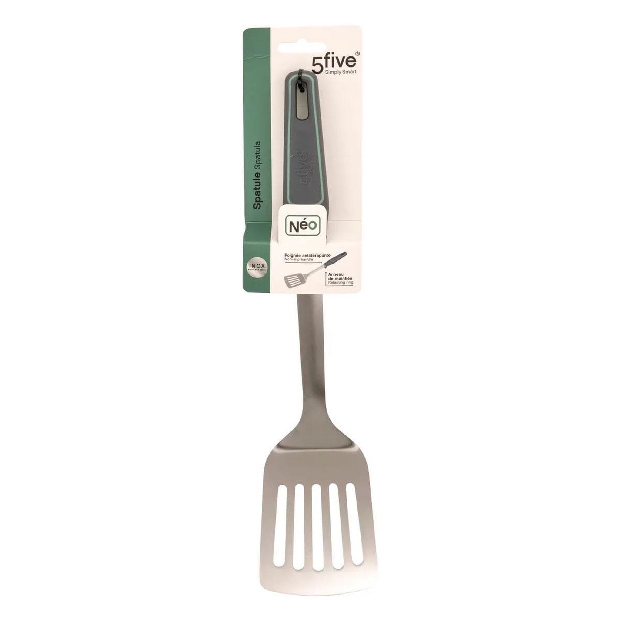 Voir la diapositive 3 : FIVE Spatule en inox  néo 2  35cm gris