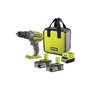 Voir la diapositive 1 : Ryobi Perceuse-visseuse à percussion RYOBI 18V One+ - 2 Batteries 1.5Ah - 1 Chargeur - R18PD3-215S