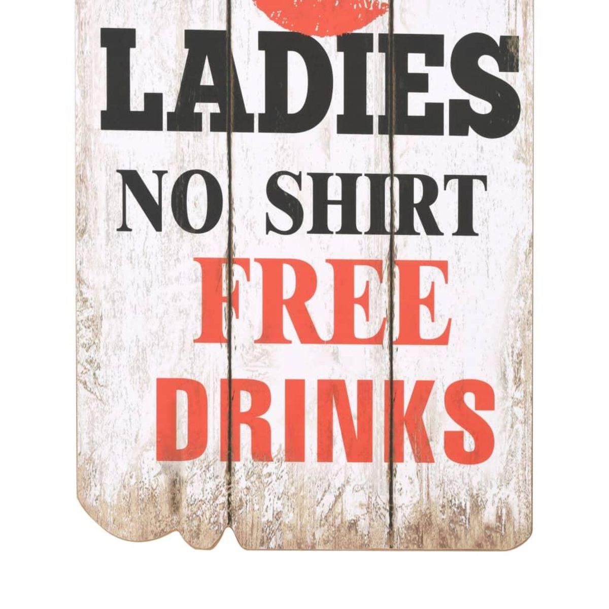 VIDAXL Porte-manteau mural avec 6 crochets 120 x 40 cm MEN LADIES