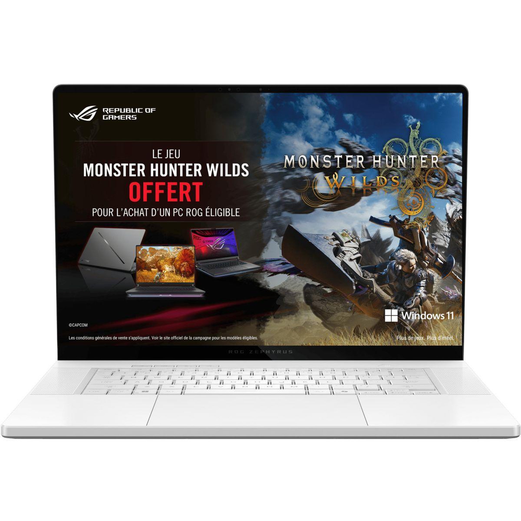 Voir la diapositive 2 : ASUS PC Gamer Rog Zephyrus 16  WQXGA 240Hz Intel Core Ultra 9 285HX Nvidia GeForce RTX 5070 Ti 64 Go RAM SSD 1 To