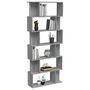 Voir la diapositive 4 : VIDAXL Bibliotheque/Cloison Sonoma gris 80x24x192 cm Bois d'ingenierie