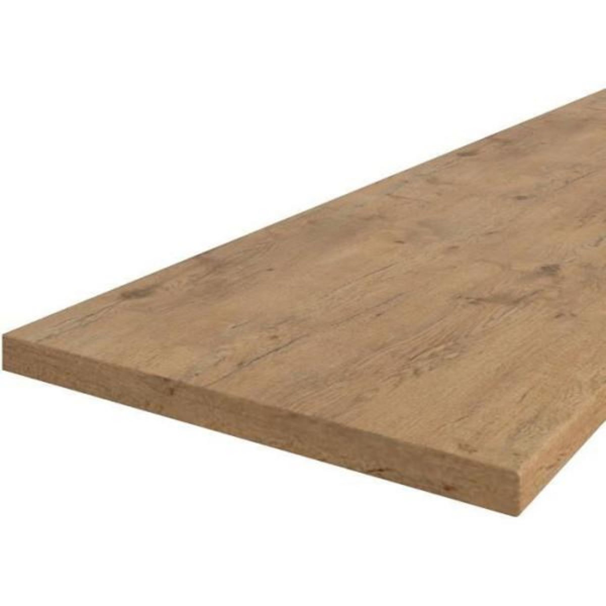 MARKET24 Plan de travail LANCELOT - Décor chene - L 180 x P 60 x H 3 cm