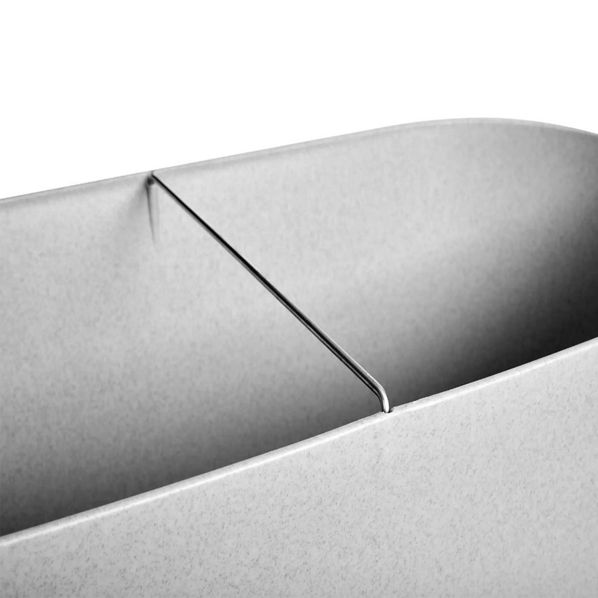 Voir la diapositive 5 : ELHO Jardinière Greenville Terrasse 60 x 26 x 24,4 cm avec roulettes - Gris béton - Elho