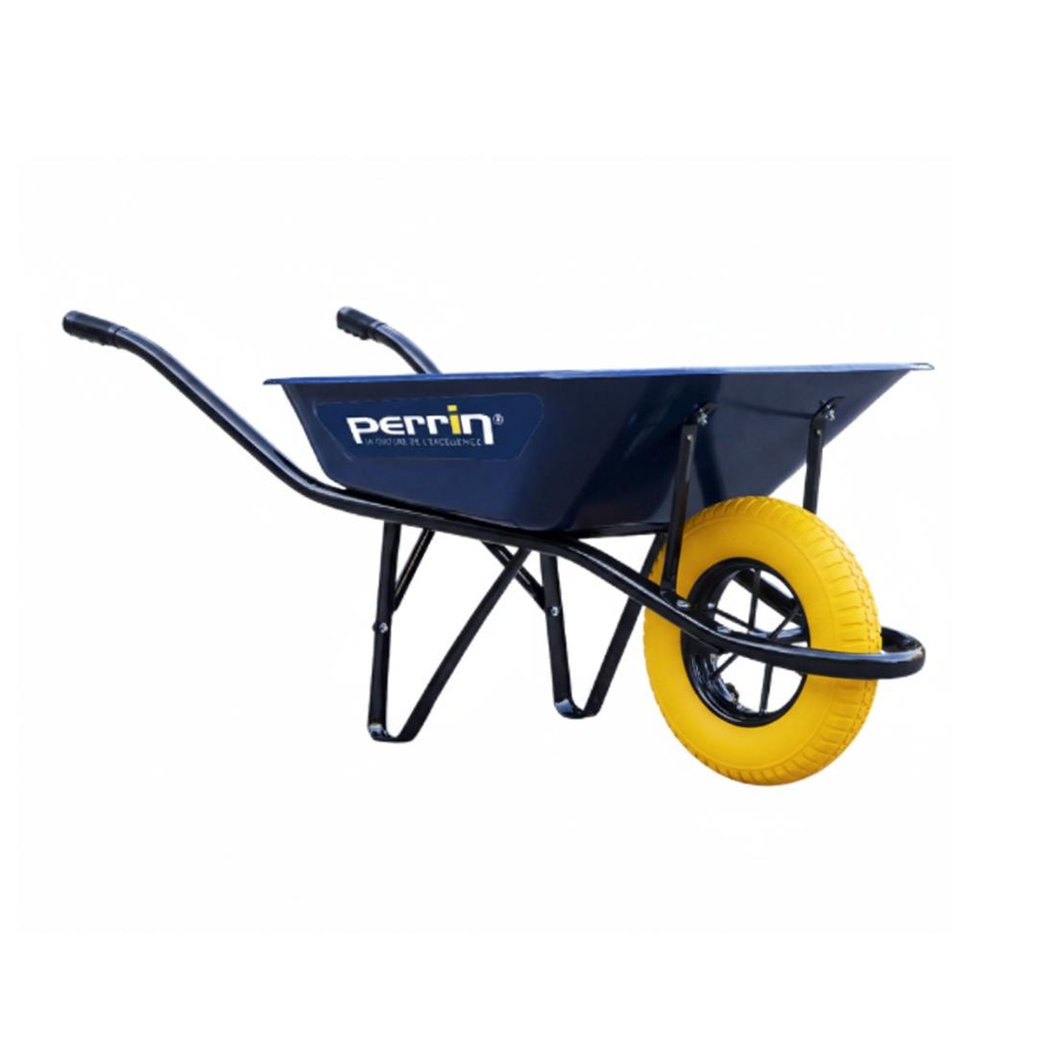OUTILS PERRIN Brouette 100 l - classic  roue increvable - bleu