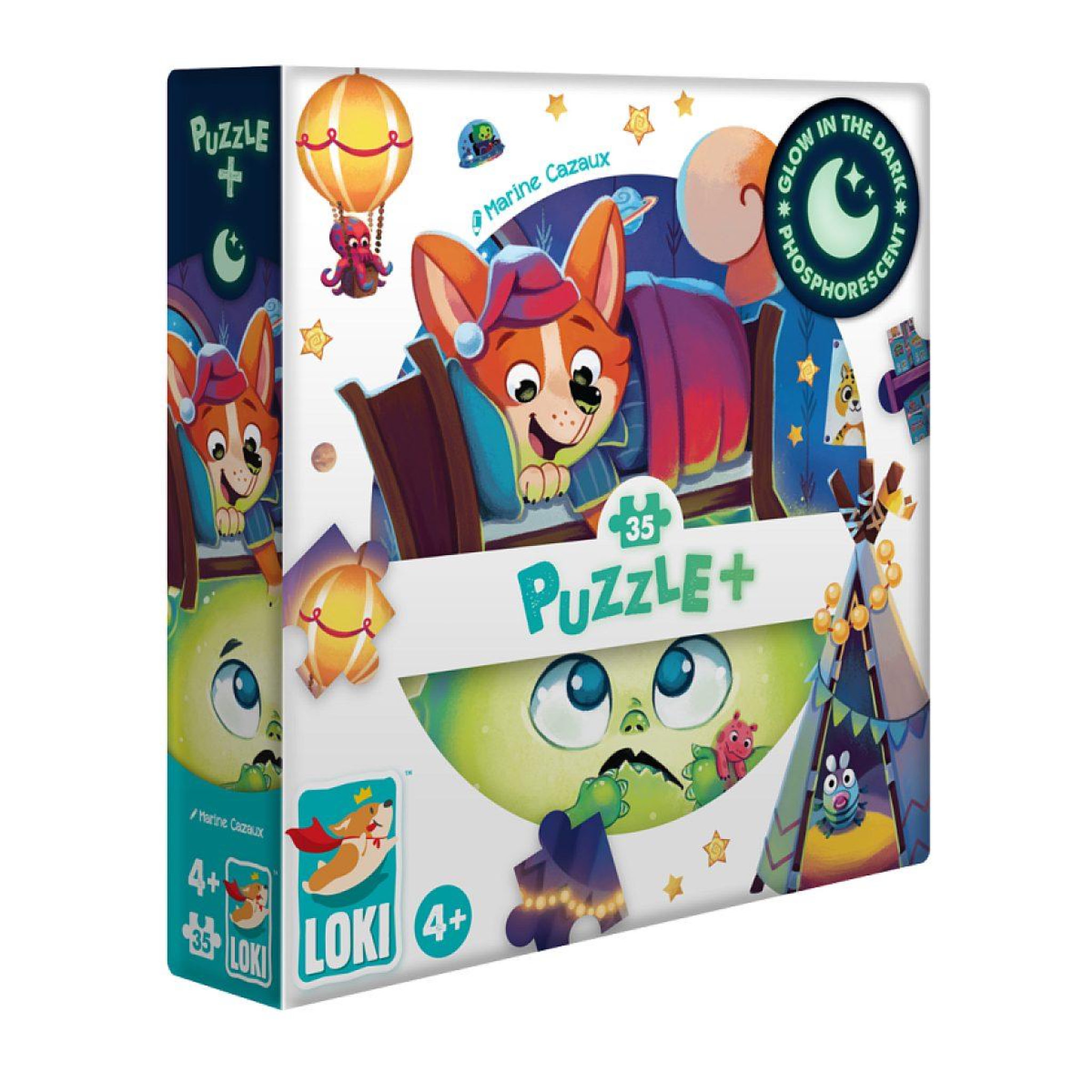 LOKI EDITION 35 pieces loki - puzzle+ : loki et le monstre sous le lit