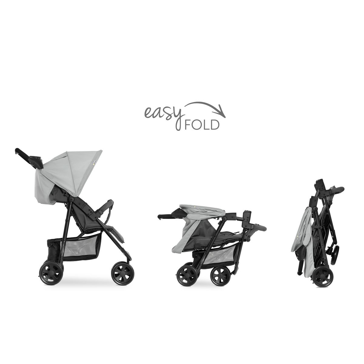 HAUCK Poussette Buggy 3 Roues Citi Neo 3 - Gris
