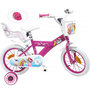 Voir la diapositive 1 : PRINCESS DISNEY Vélo 14 pouces - Princesses Disney + Casque de protection