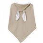 Voir la diapositive 5 : Monsieur Bébé Cape, sortie de bain pour bébé intérieur 100 % coton - 100 x 100 cm - Lapin - Beige