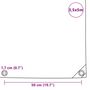 Voir la diapositive 6 : VIDAXL Bache 650 g / m^2 3,5 x 5 m Bleu