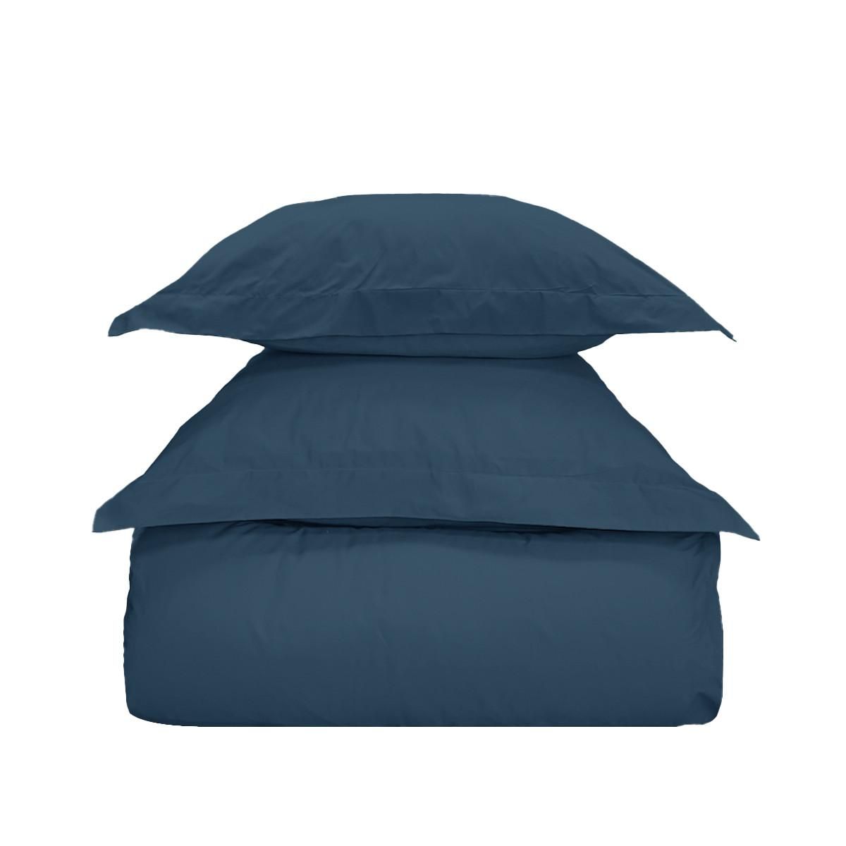 Sensei Maison Parure housse de couette avec 2 taies 50x70 cm en coton STUDIO