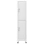 Voir la diapositive 2 : VIDAXL Armoire a casier avec 2 compartiments 38x45x180 cm
