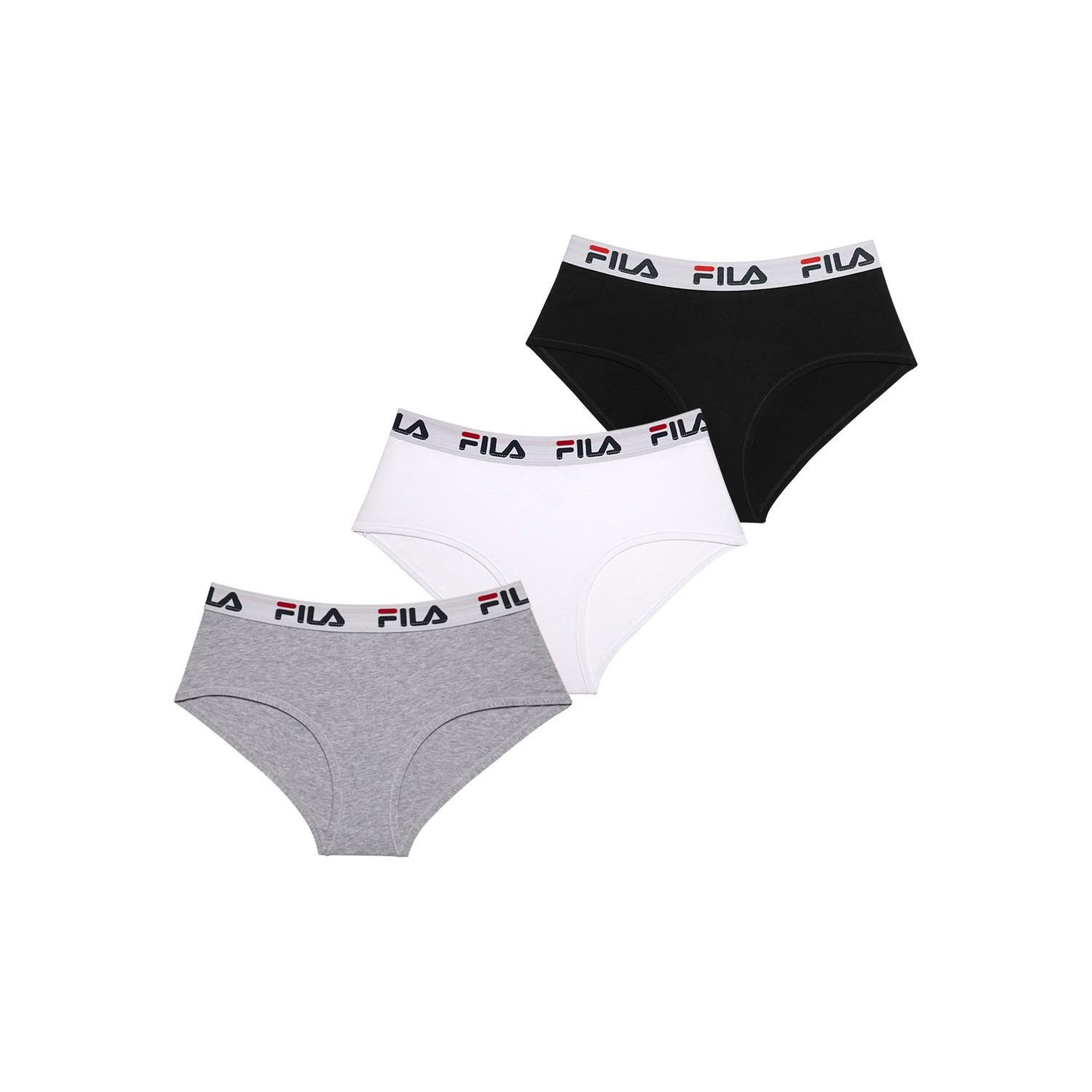 Voir la diapositive 1 : FILA Lot de 3 Culottes coton femme