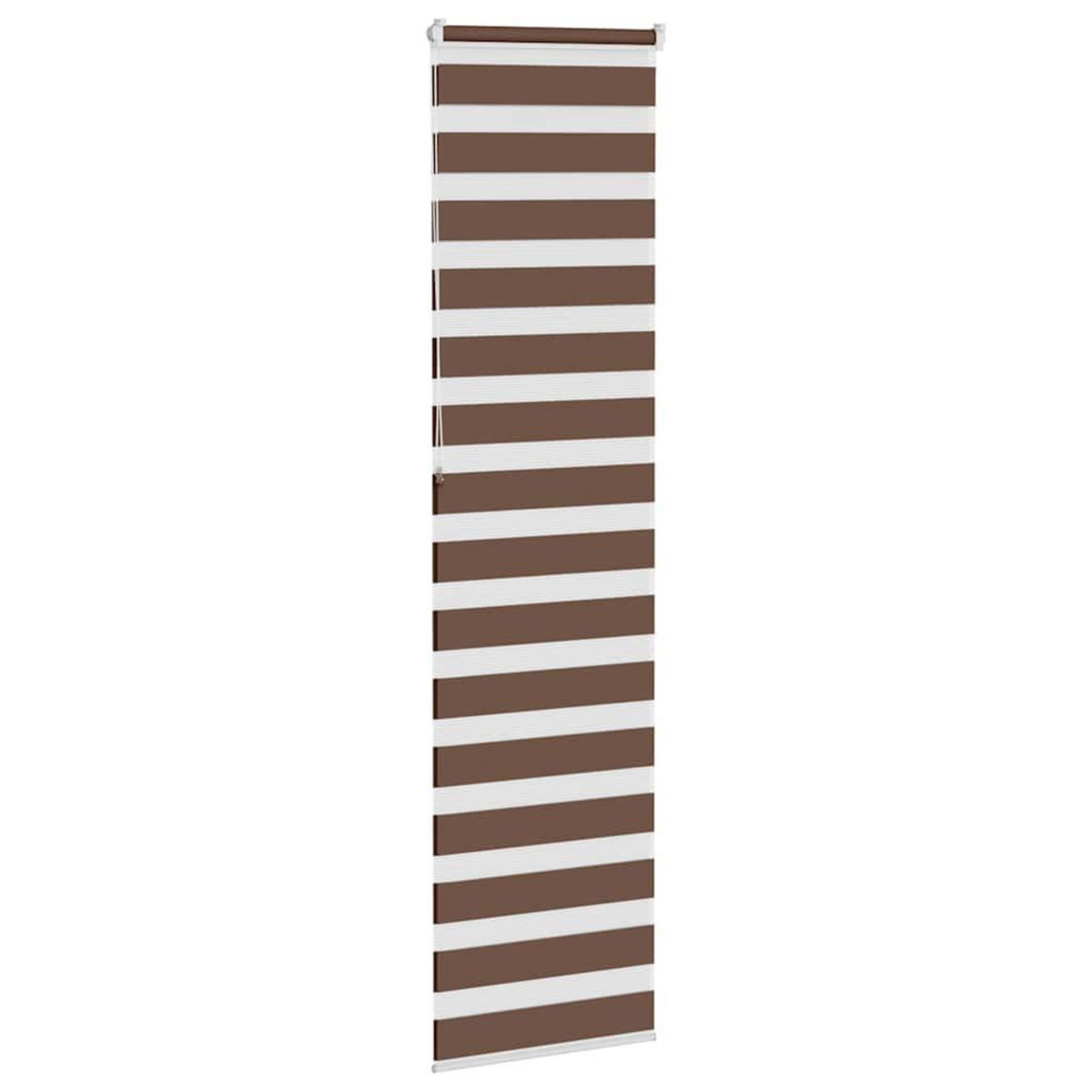 VIDAXL Store zebre marron 65x230 cm largeur du tissu 60,9 cm polyester