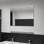 Voir la diapositive 1 : VIDAXL Miroir mural avec etagere 80x60 cm Verre trempe