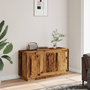 Voir la diapositive 1 : VIDAXL Buffet vieux bois 102x35x55 cm bois d'ingenierie