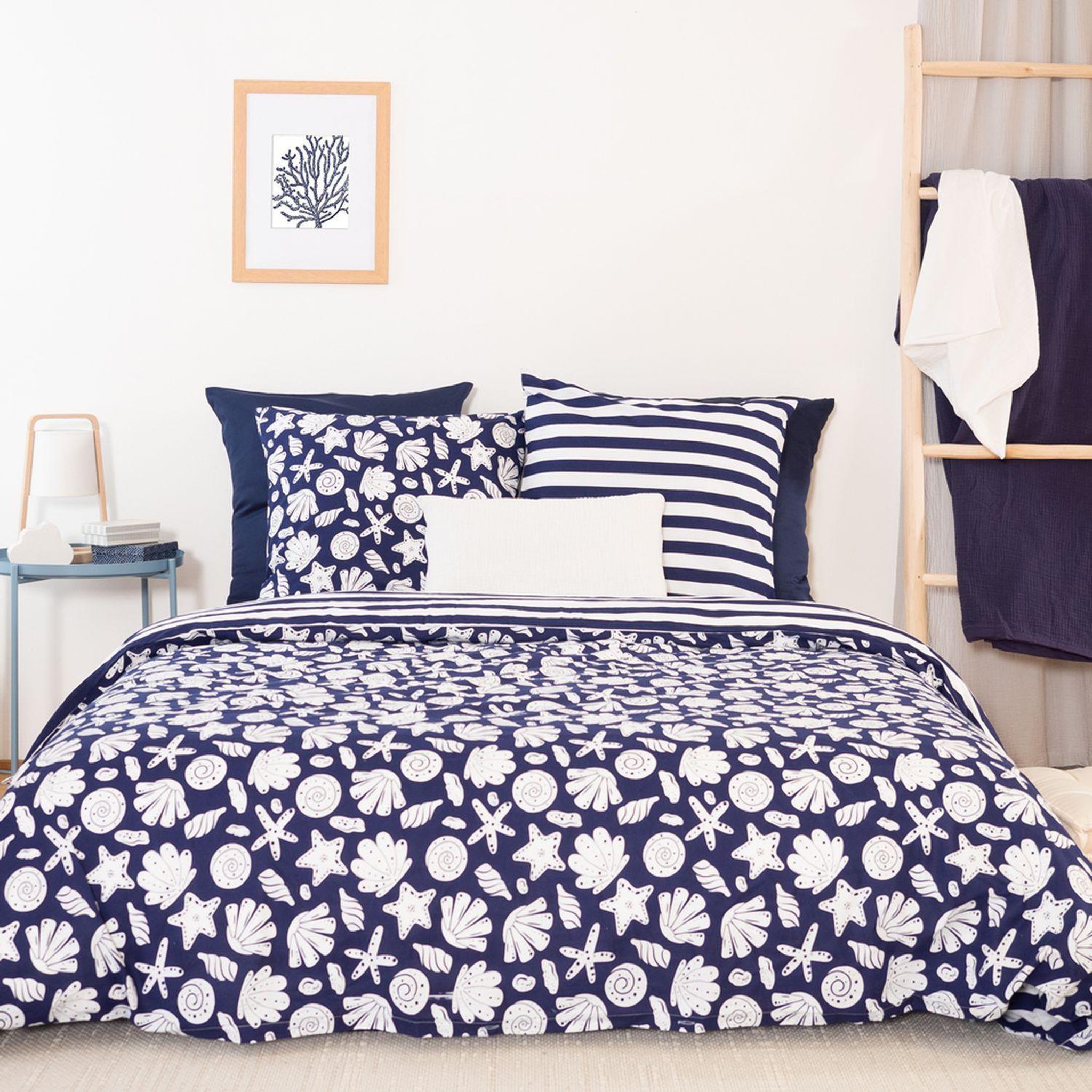 Voir la diapositive 2 : COTE DECO Parure de lit croisic - coton adouci