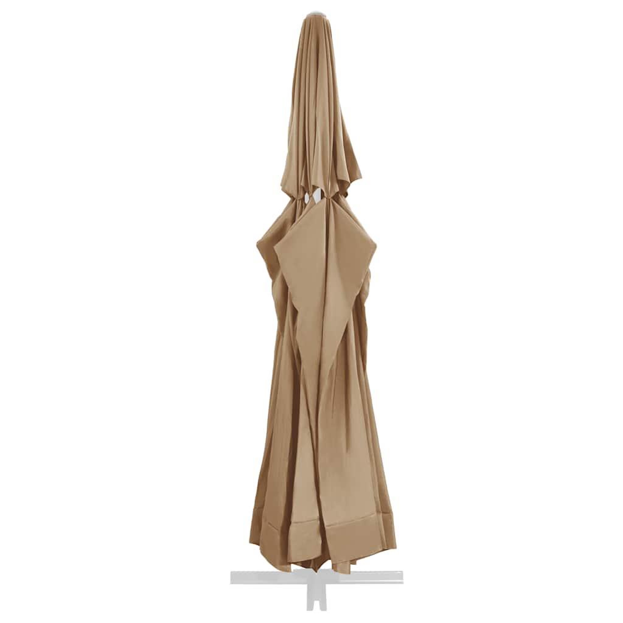 Voir la diapositive 4 : VIDAXL Tissu de remplacement pour parasol d'exterieur Taupe 610 cm