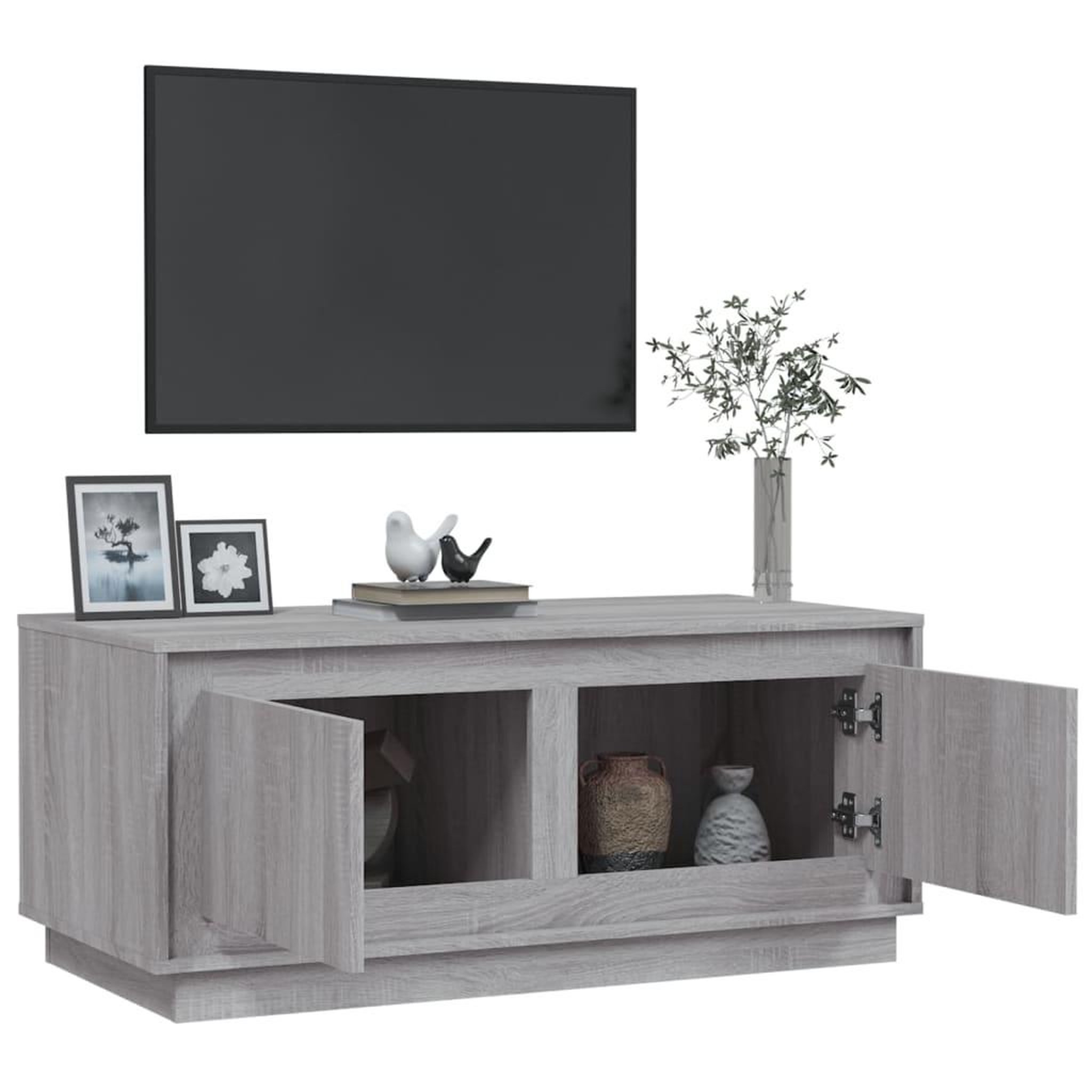 Voir la diapositive 5 : VIDAXL Table basse sonoma gris 102x50x44 cm bois d'ingenierie