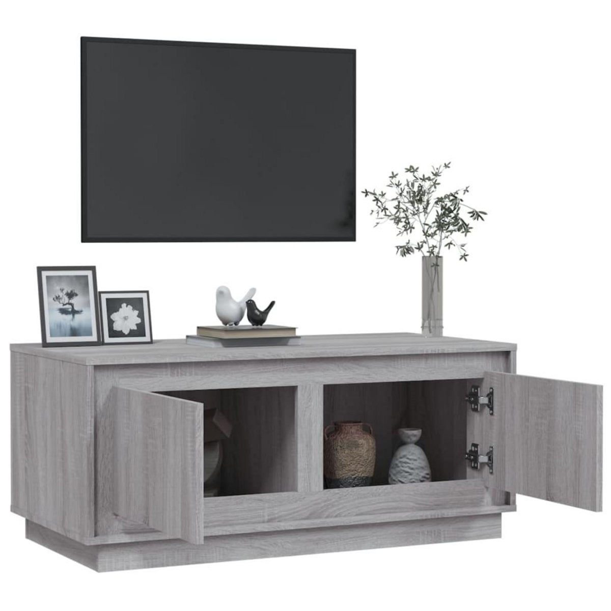 VIDAXL Table basse sonoma gris 102x50x44 cm bois d'ingenierie