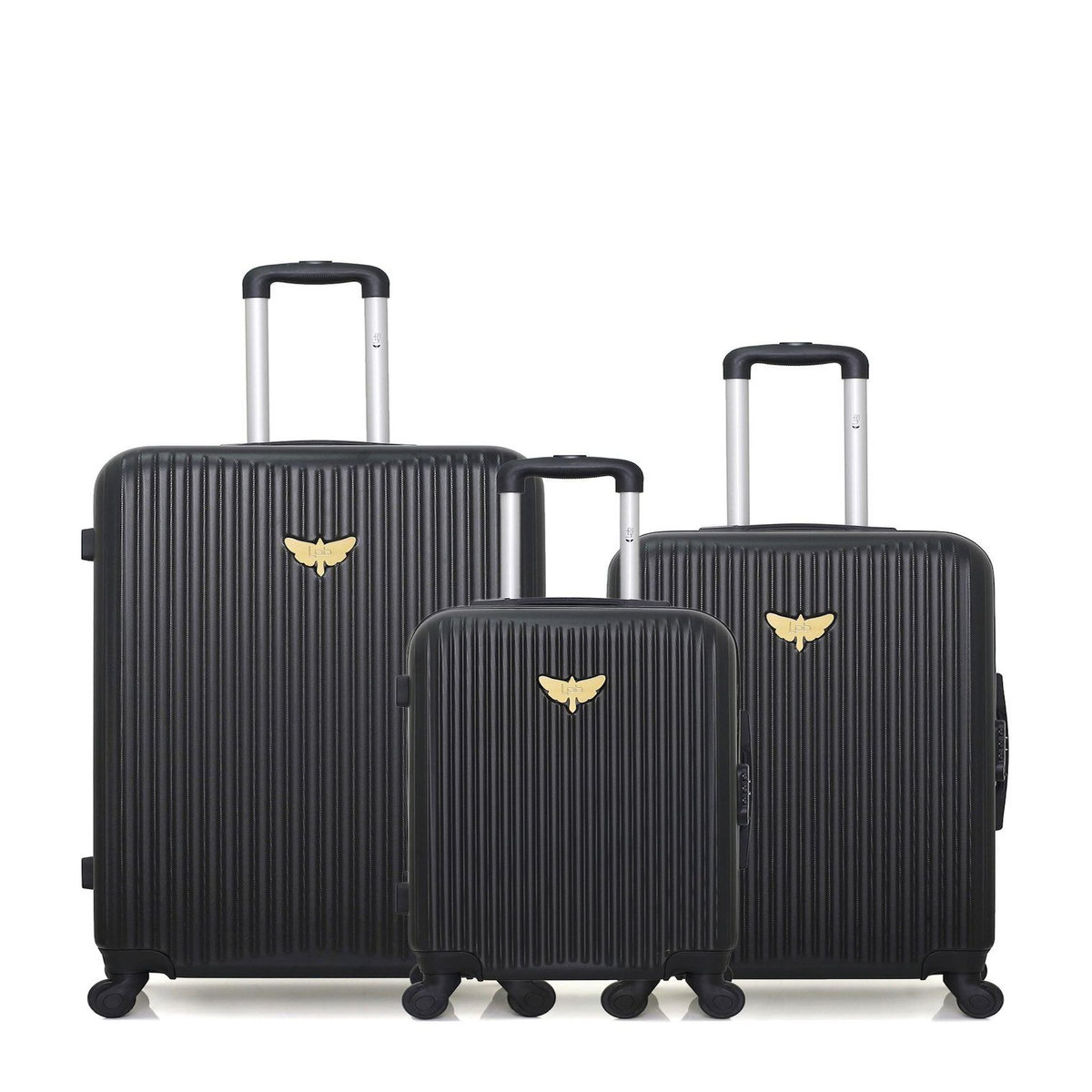 LES P'TITES BOMBES LPB LPB LUGGAGE - LOT DE 3 - Valises grand format, weekend et cabine AGATA