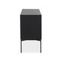 Voir la diapositive 4 : Paris Prix Buffet 3 Tiroirs & 2 Portes Design  Lasco  160cm Noir