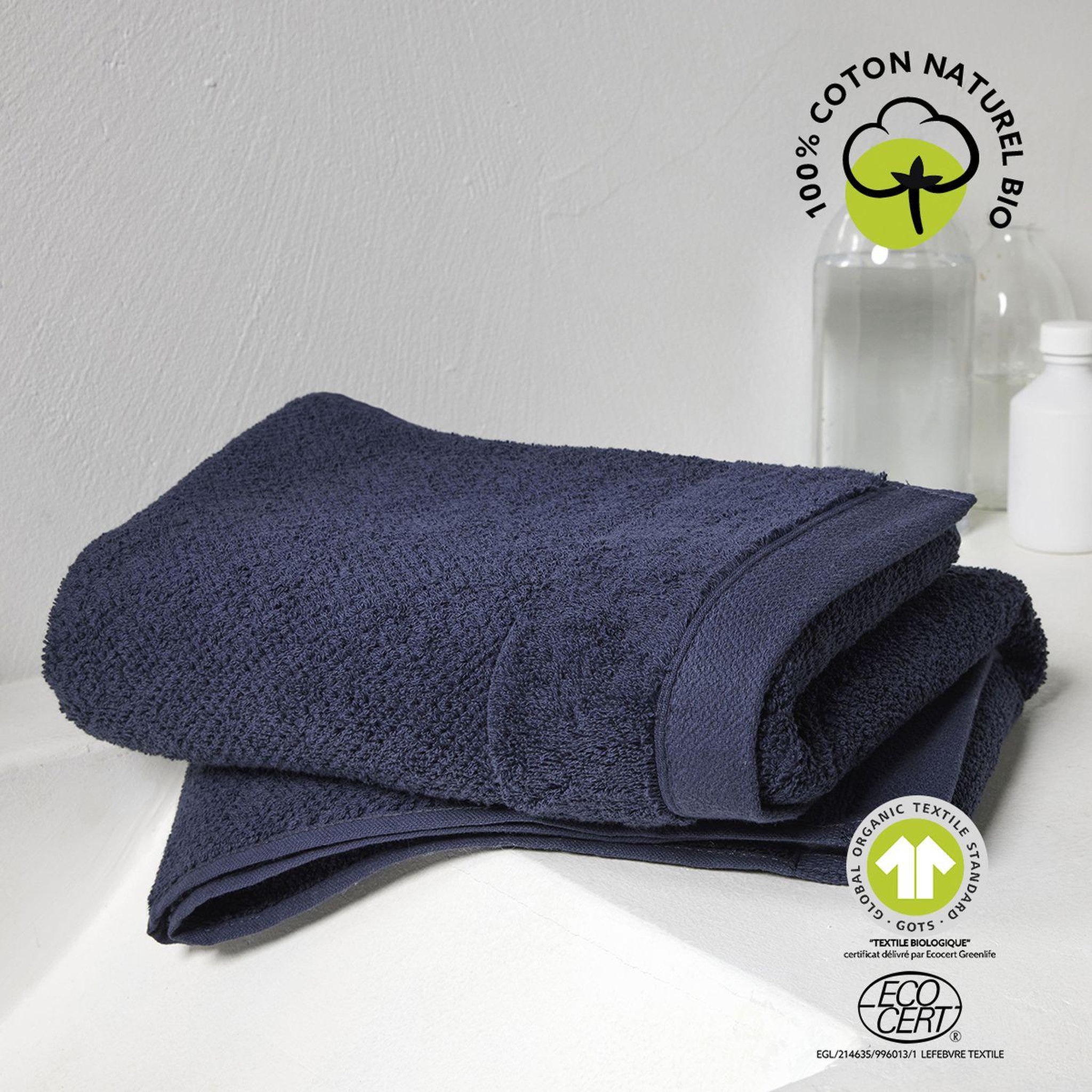 Voir la diapositive 2 : Today Serviette de toilette - 100% coton BIO