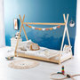 Voir la diapositive 2 : IDIMEX Lit enfant tipi ELIN, 90 x 190 cm en pin massif