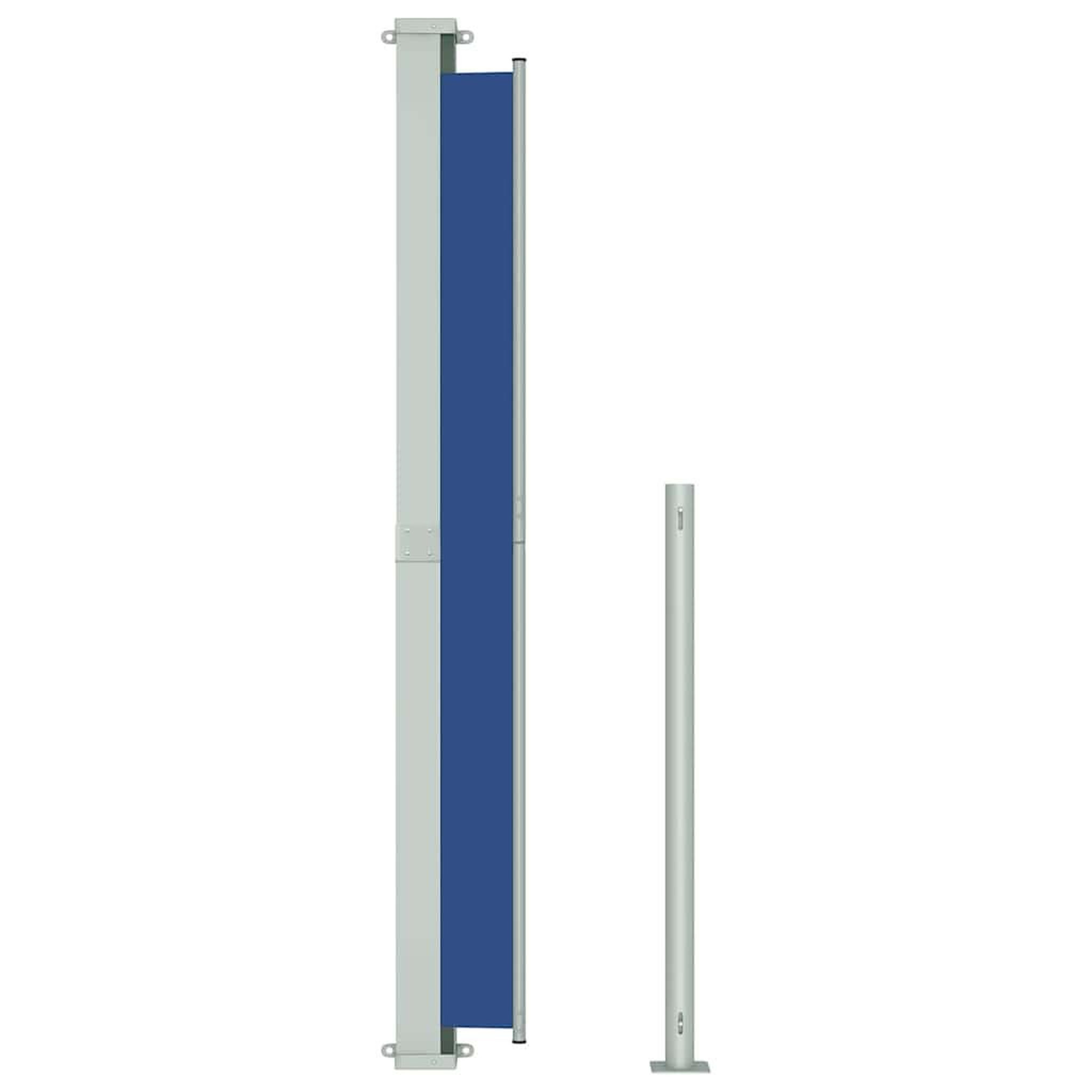 Voir la diapositive 5 : VIDAXL Auvent lateral retractable de patio 180x500 cm Bleu
