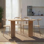 Voir la diapositive 3 : Habitat et Jardin Table à manger en bois  Sablin  180 x 90 x 75 cm - Chêne saphir