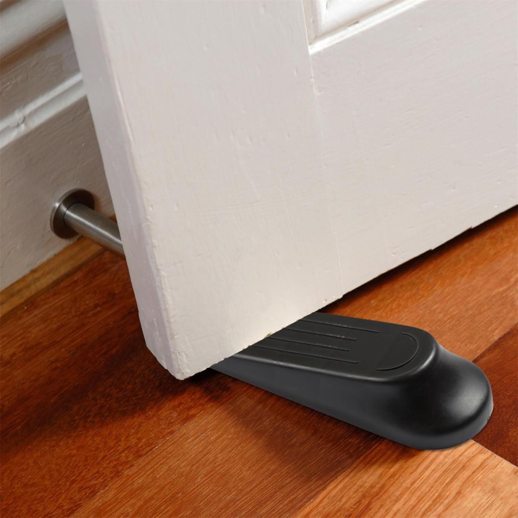 Voir la diapositive 6 : Je cherche une idee Lot de 4 cale-portes  claquement  11cm noir