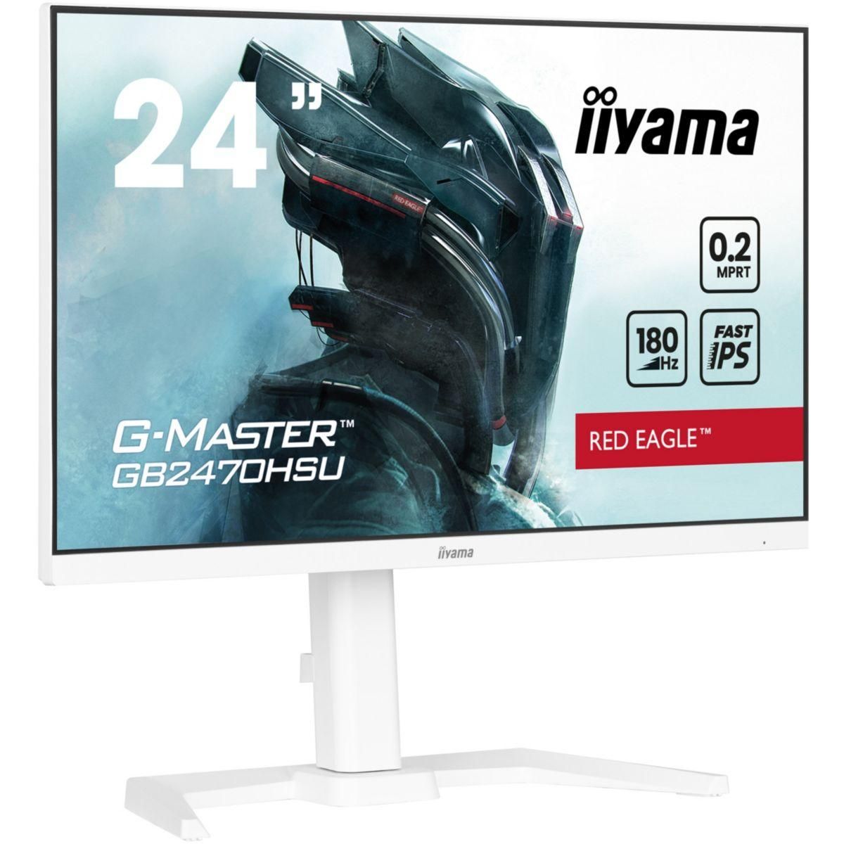 Iiyama Ecran PC Gamer G-MASTER GB2470HSU-W6 24'' Plat IPS