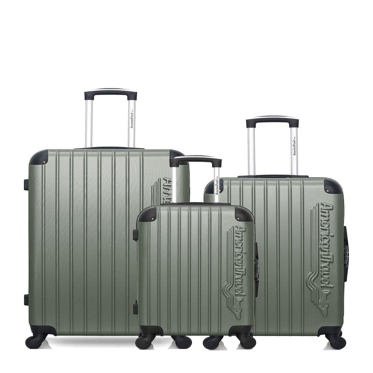 AMERICAN TRAVEL AMERICAN TRAVEL - LOT DE 3 - Valises grand format, weekend et cabine BUDAPEST