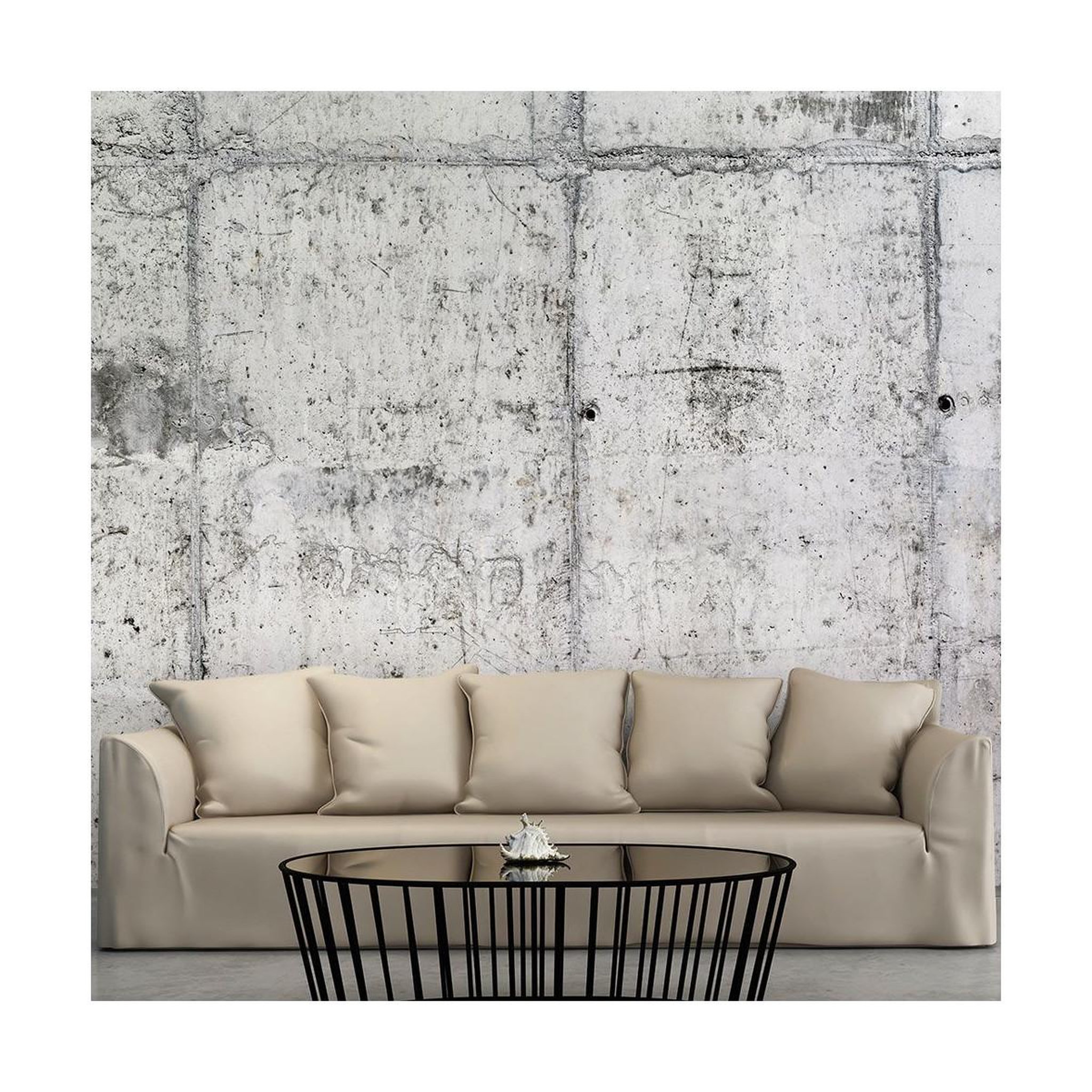 Paris Prix Papier peint  concrete wall. Coloris disponibles : Multicolore
