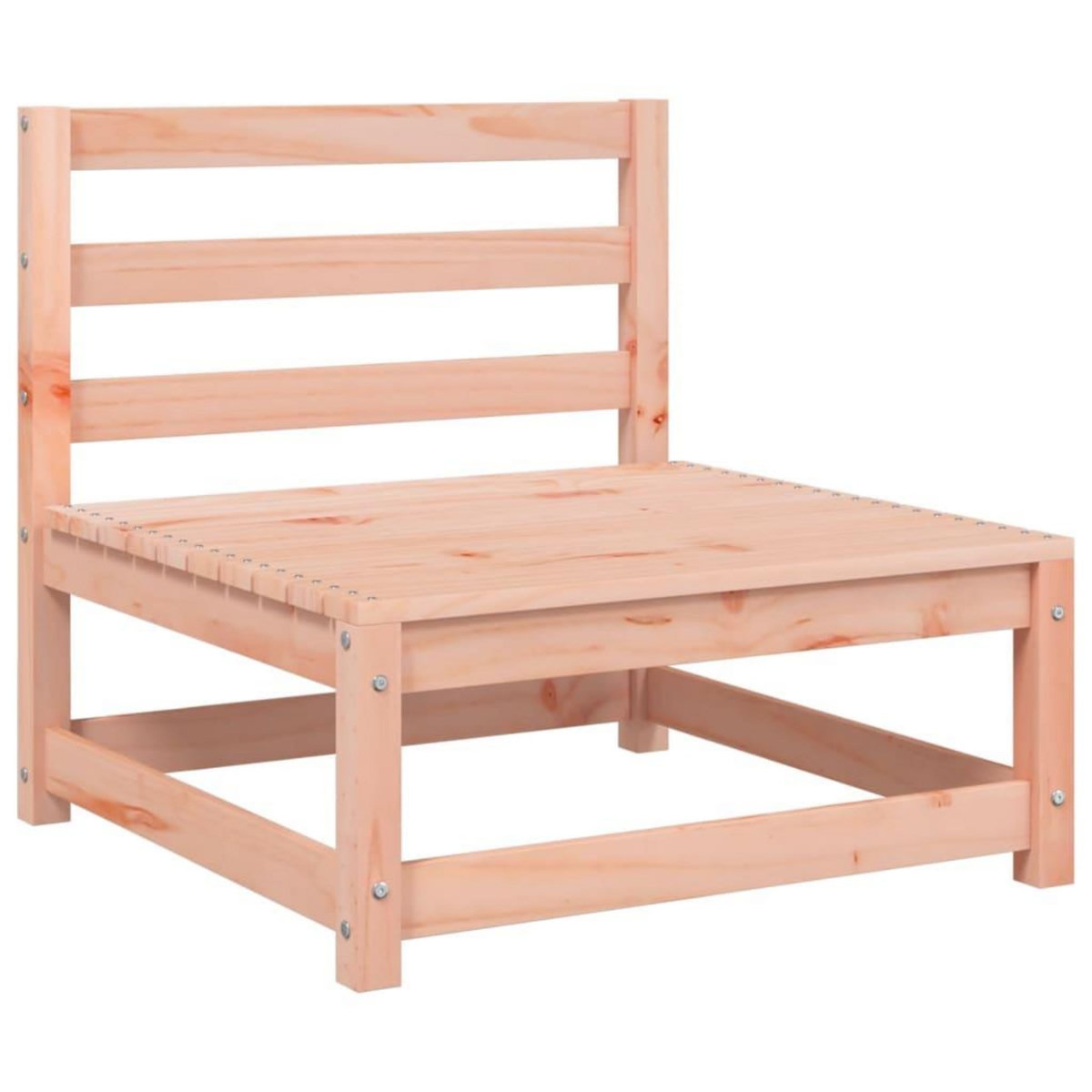 VIDAXL Canape de jardin sans accoudoirs coussins bois massif douglas