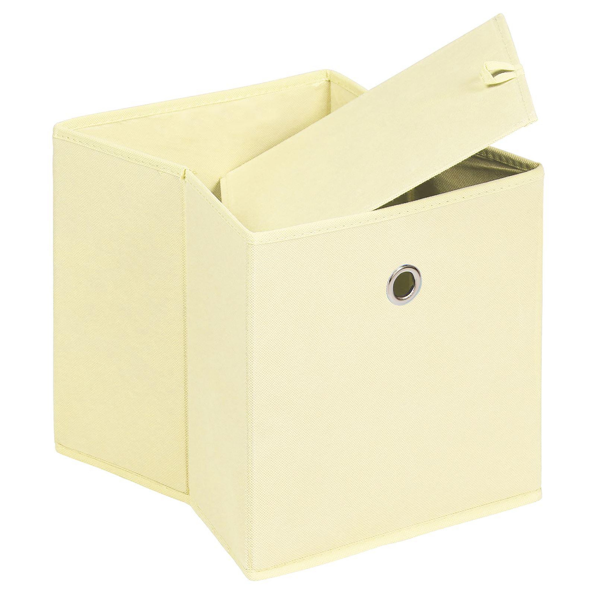 Voir la diapositive 3 : IDIMEX Lot de 2 boîtes de rangement ELA, en tissu