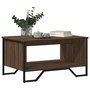 Voir la diapositive 4 : VIDAXL Table basse chene marron 75x51x40 cm bois d'ingenierie