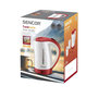 Voir la diapositive 3 : SENCO Bouilloire électrique Sencor Smart Travel Kettle 0,5 L Rouge et blanc