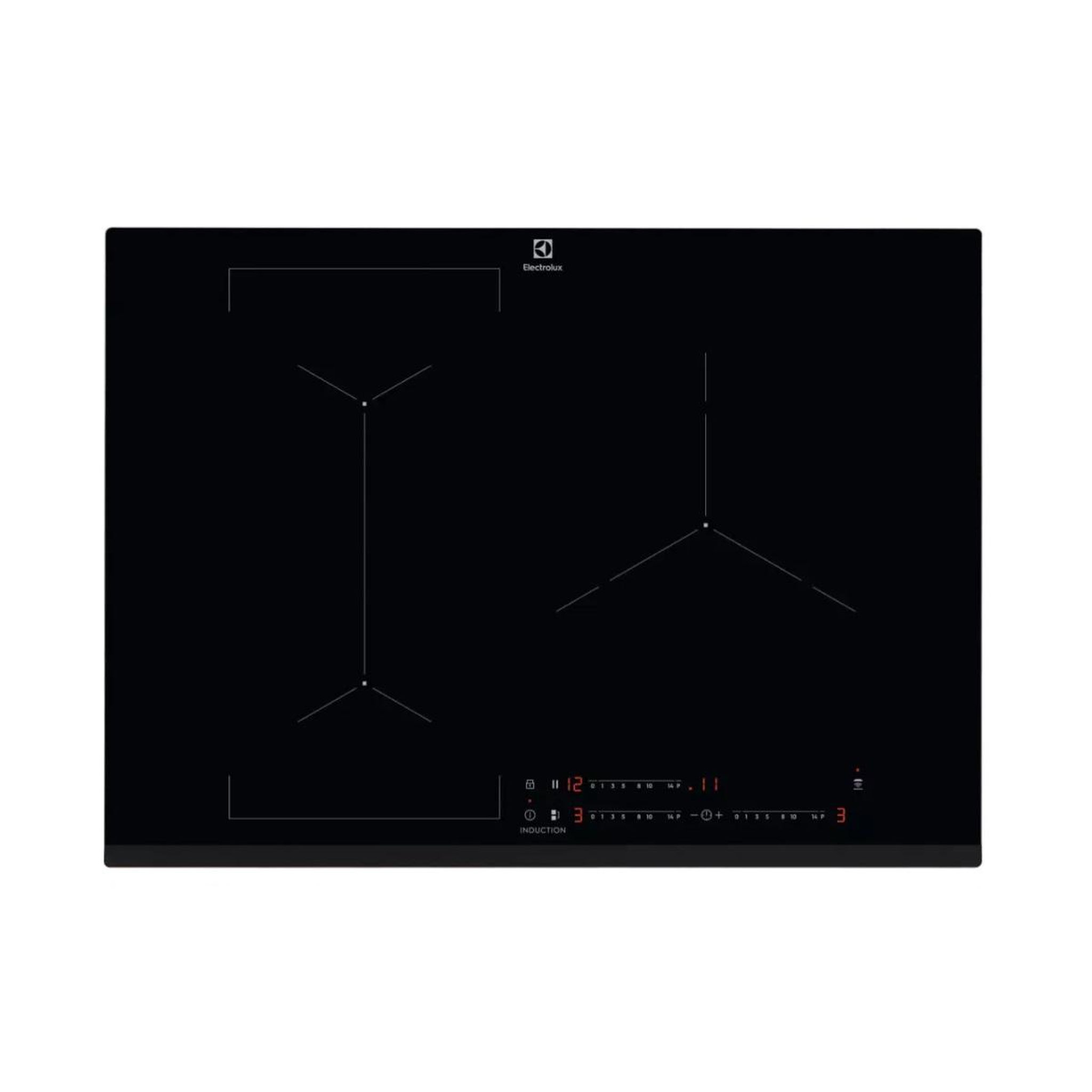 ELECTROLUX Plaque de cuisson induction 78cm 4 feux noir - eiv85453