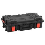 VIDAXL Mallette de transport portable noir 56,5x34x16 cm PP