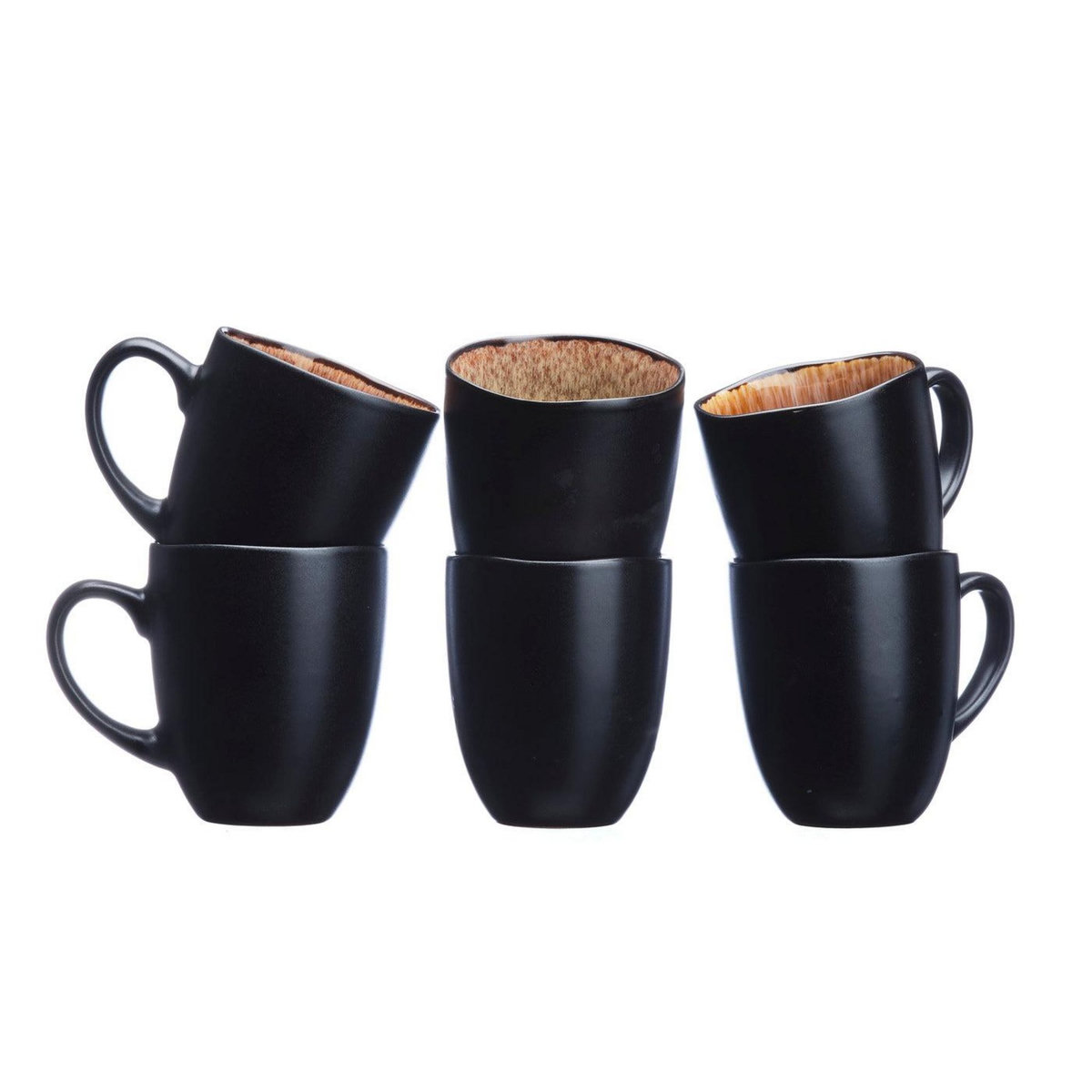 BJORN Mug IRIS 40cl - 6 pièces - Marron sauvage