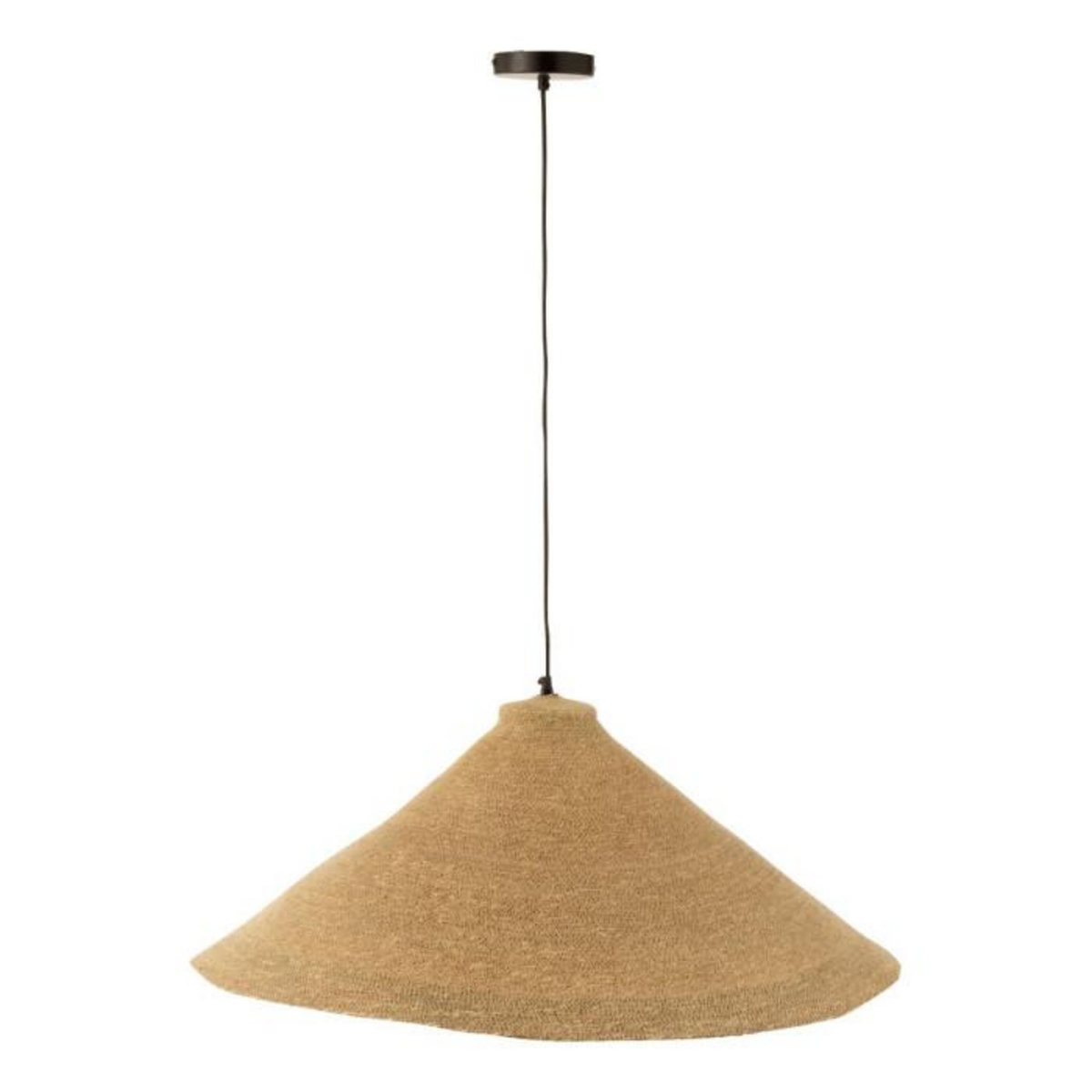 Paris Prix Lampe Suspension en Jonc  Cône  82cm Naturel