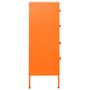 Voir la diapositive 4 : VIDAXL Commode Orange 80x35x101,5 cm Acier