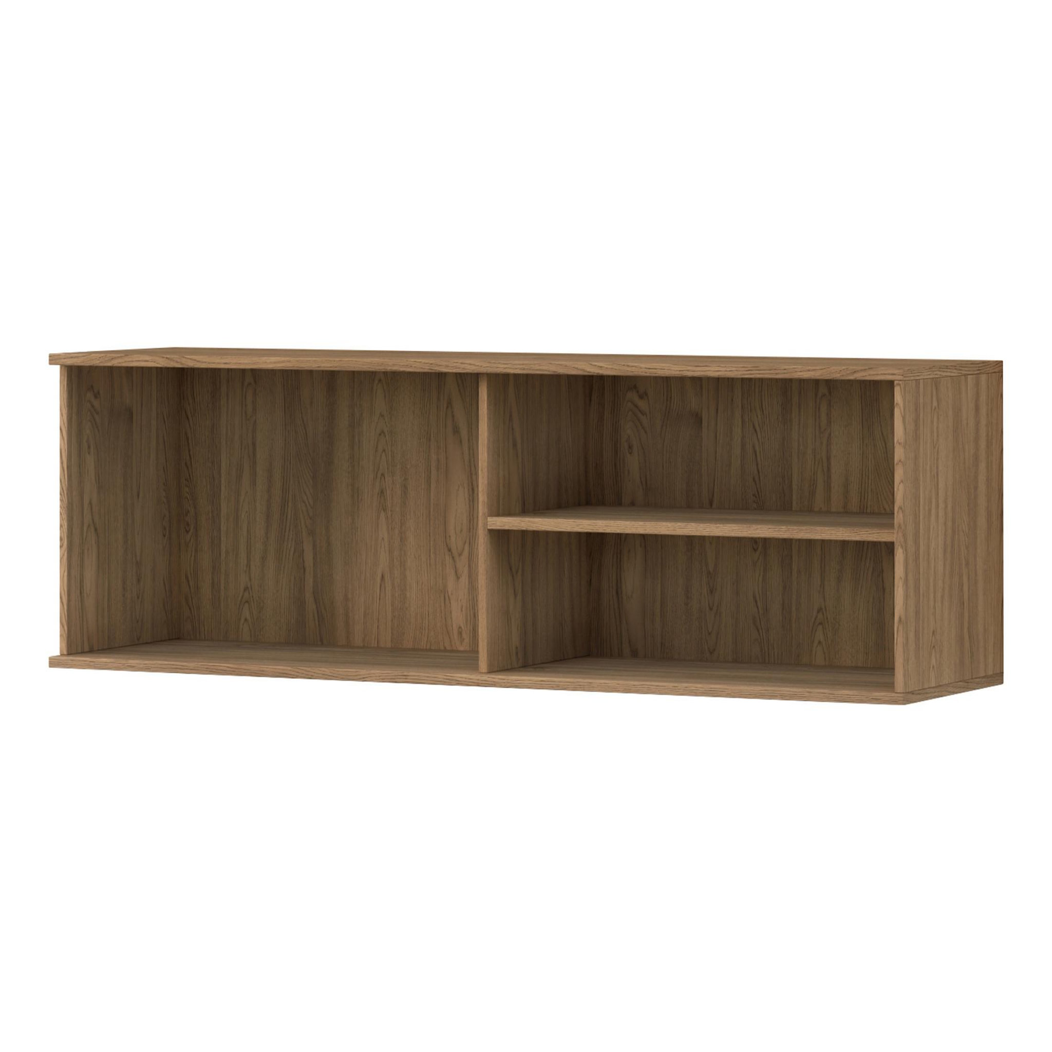 Voir la diapositive 5 : BEST MOBILIER Portmore - meuble tv suspendu - effet bois - 2 niches et 1 porte - 150 cm