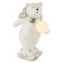 Voir la diapositive 2 : Paris Prix Statuette Déco Led  Ours Polaire Debout  36cm Blanc