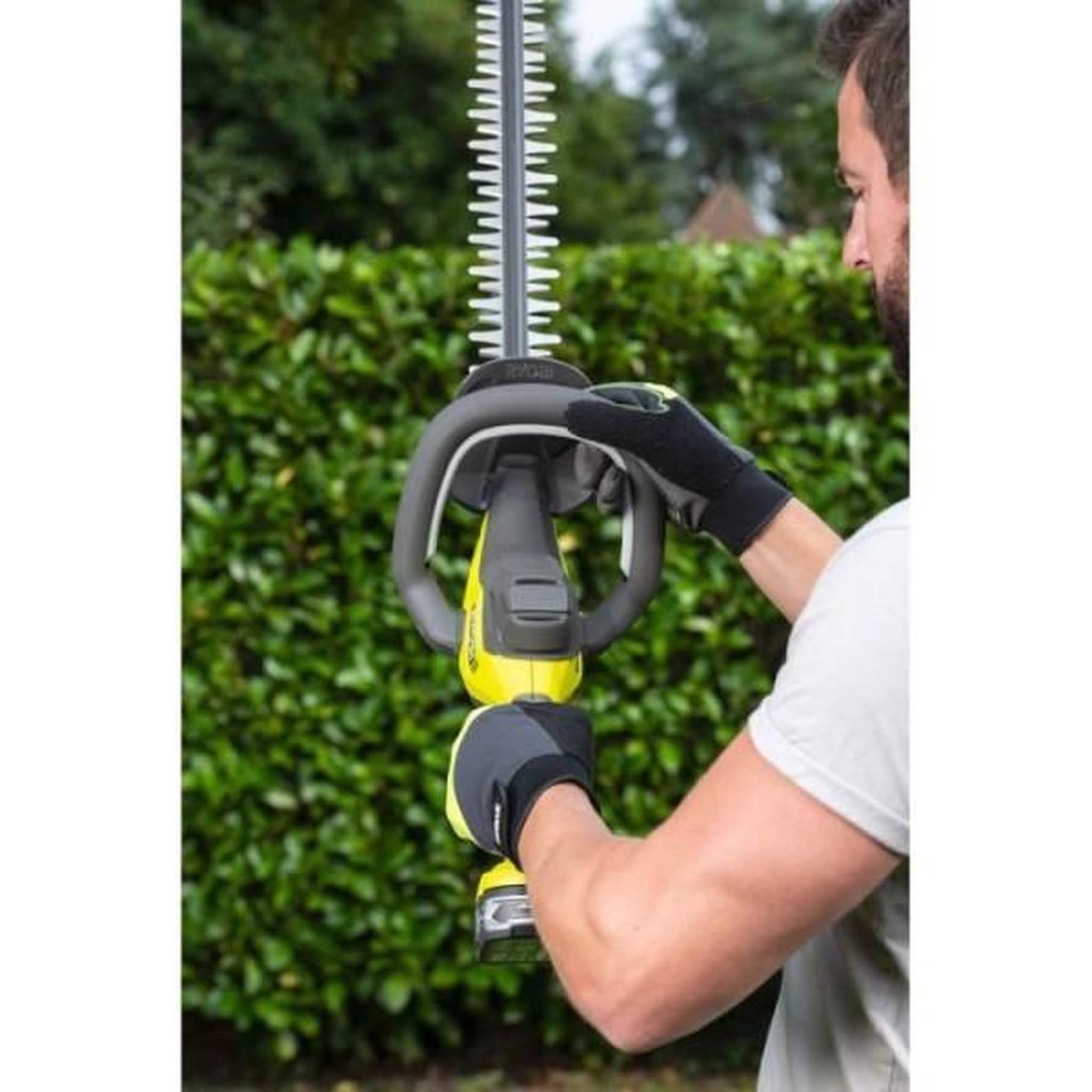 Voir la diapositive 3 : Ryobi RYOBI - Taille-haies LINEA 18V ONE+ - design en ligne - lames 55 cm - écartement 24 mm - sans batterie ni chargeur - RY18HT55A-