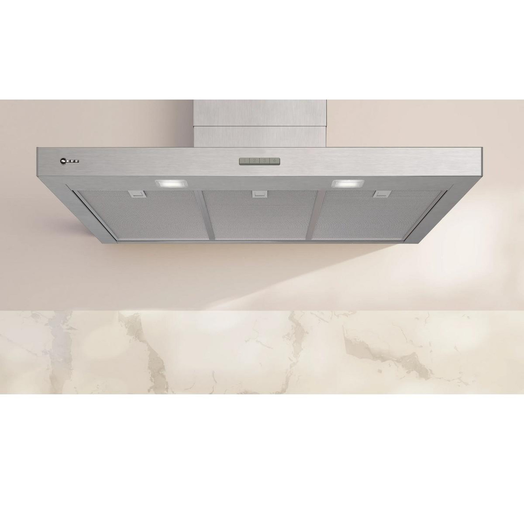 Voir la diapositive 5 : Neff Hotte décorative murale 90cm 594m3/h inox - d95bcc2l0