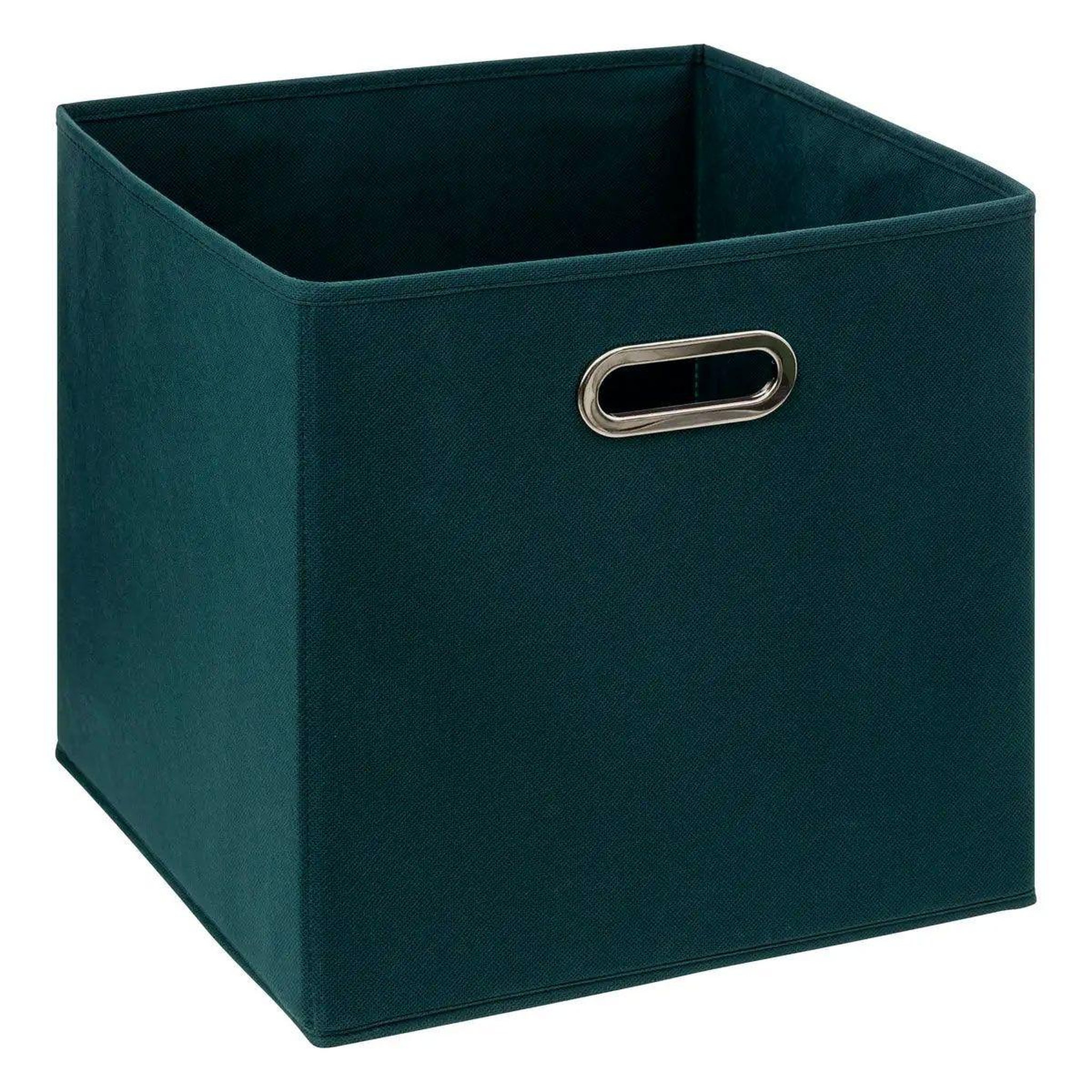 FIVE Boîte de rangement carrée pliable  mix n'modul  31x31cm bleu pétrole